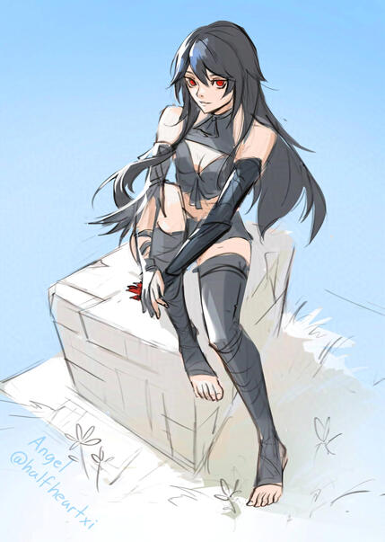OC Raven sketch