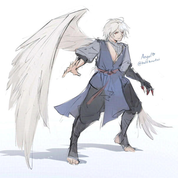1 hour 30 mins~ character idea sketch